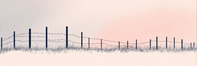 Fence Wire Painting